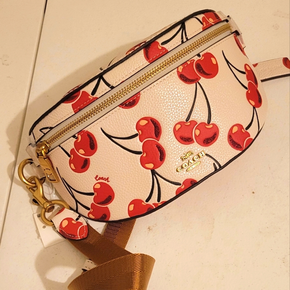 VIRAL CHERRY COACH bum bag
